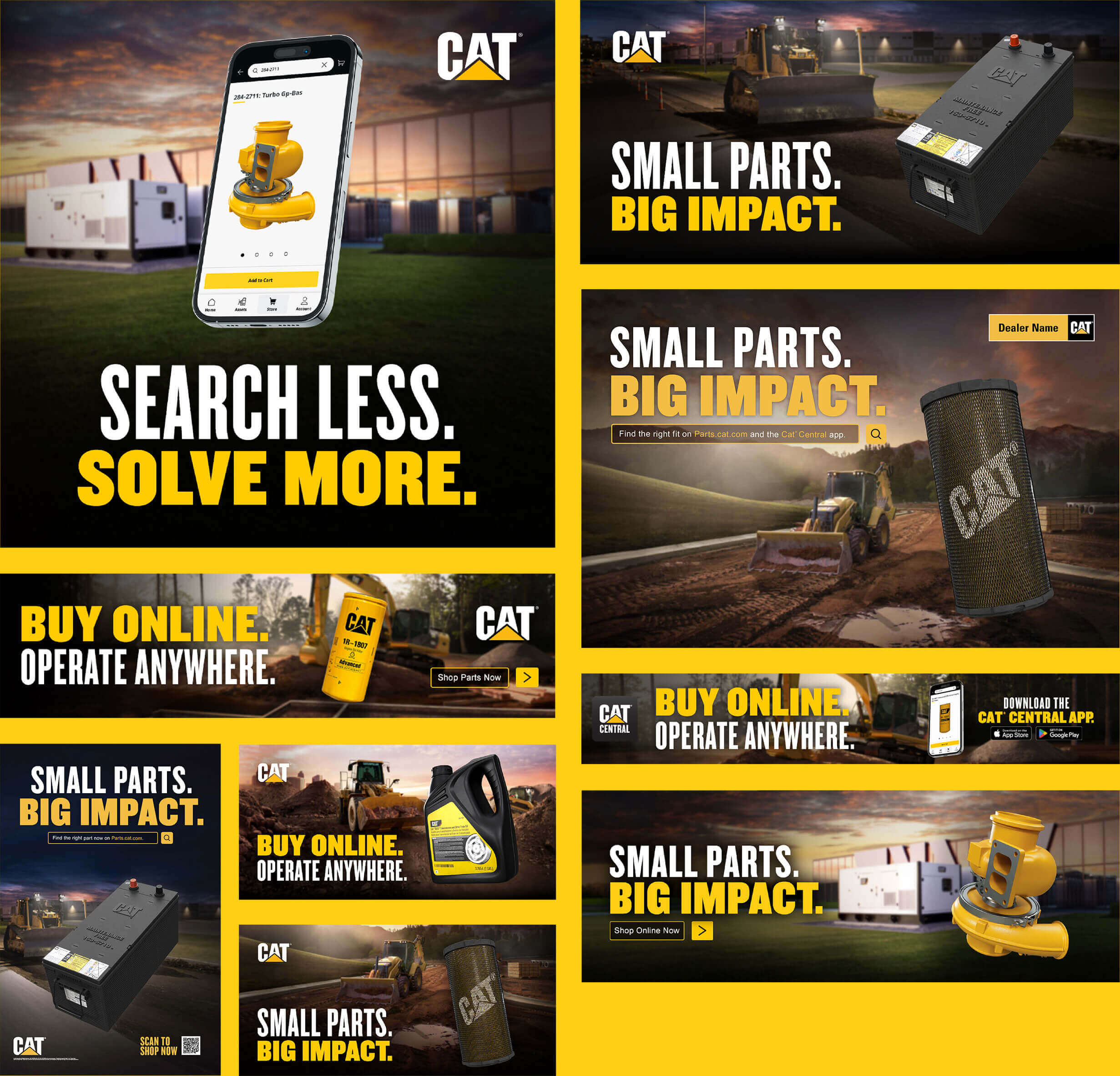 Array of ads