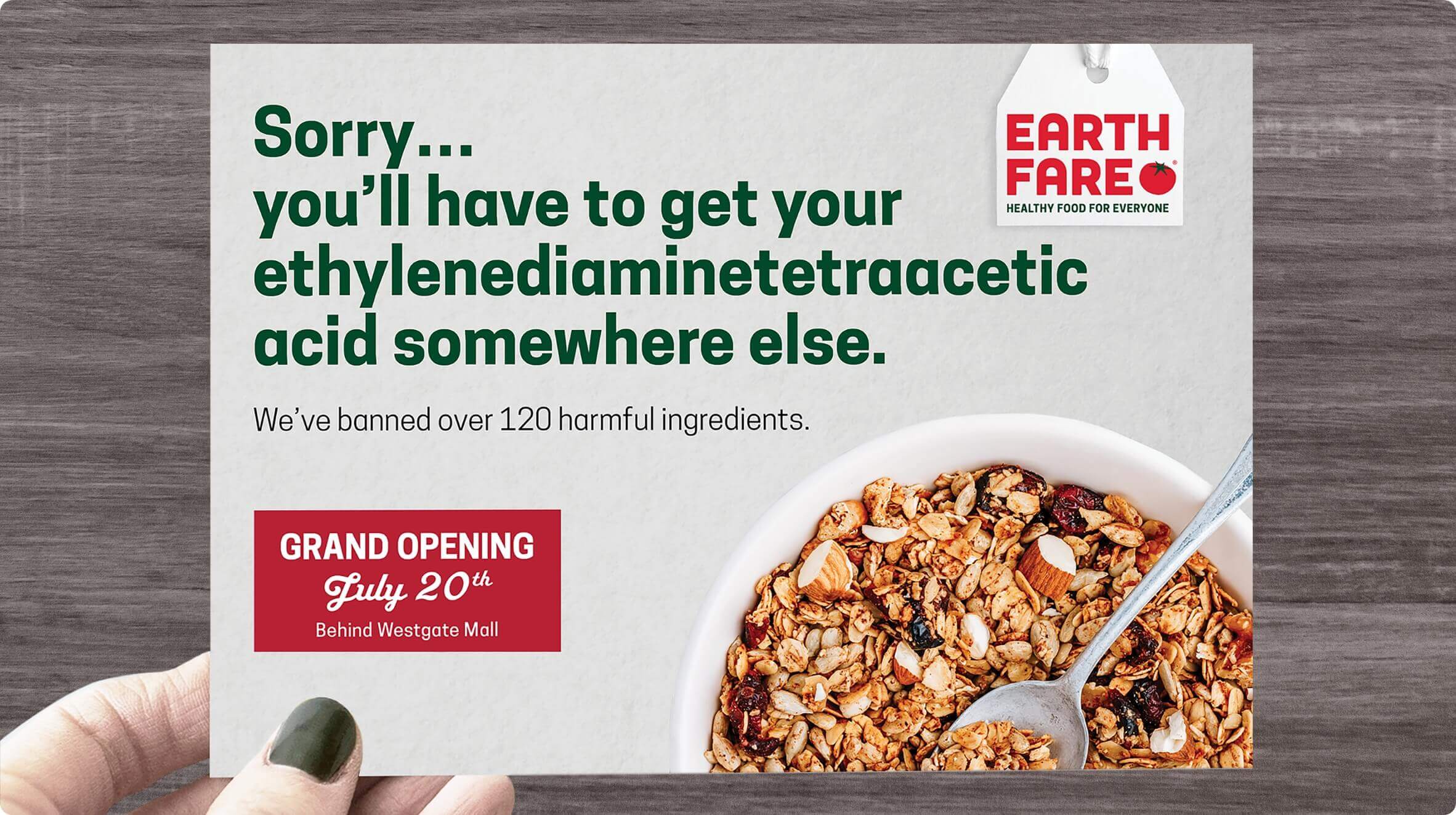 Earth Fare Mailer Example